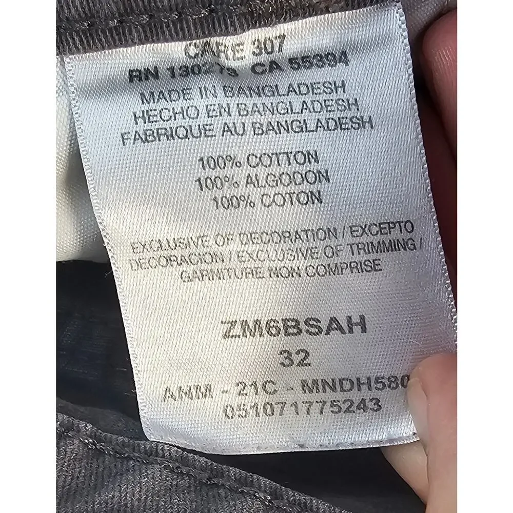 Wrangler classics cargo shorts thick cotton 90s sz 32 grey work casual everyday